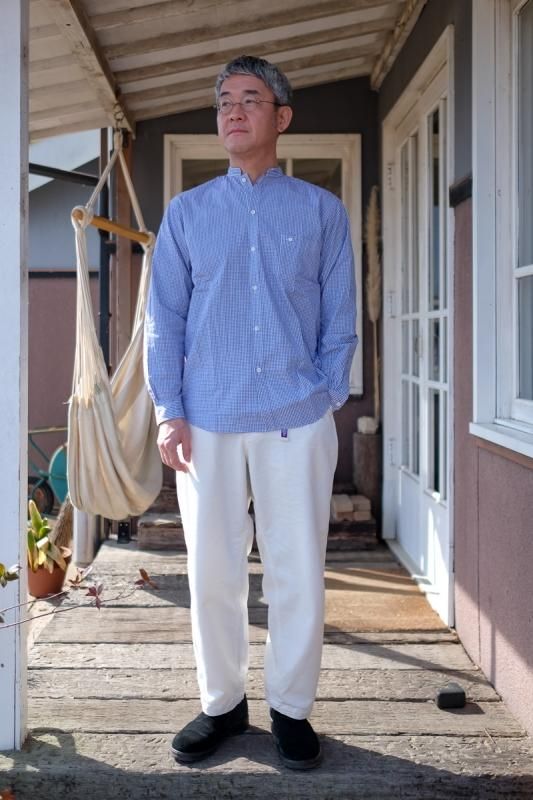 美品　sunshine+cloud プルオーバーシャツ　ギンガムチェック　3 美品 sunshine+cloud プルオーバーシャツ ギンガムチェック 3