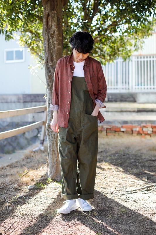 YAECA WRITE　OVERALL　オーバーオール　BROWN YAECA (ヤエカ) WRITE OVERALL COTTON RAMIE / ライト