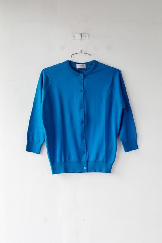 JOHN SMEDLY 7分袖クルーネックカーディガン JOHN SMEDLEY 7分袖クルーネックカーディガン - SUSCON +