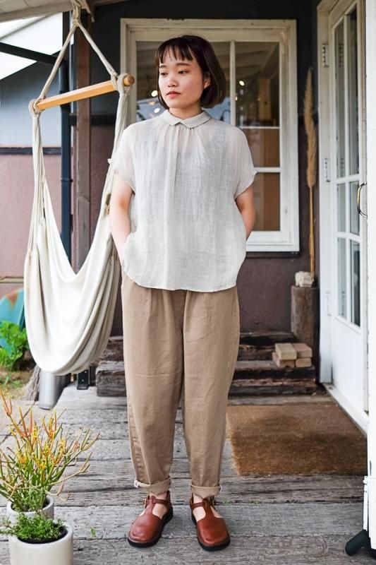 veritecoeur バックボタンブラウス - SUSCON + RUSTIC HOUSE ONLINESTORE