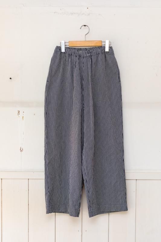 ゴーシュ ライトヒッコリーワイドパンツ - SUSCON + RUSTIC ゴーシュ ライトヒッコリーワイドパンツ - SUSCON + RUSTIC