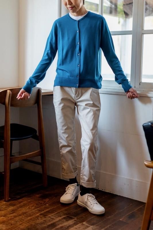 激安価格 美品 PHOEBE ENGLISH×JOHN SMEDLEY デザイン半袖ニット www