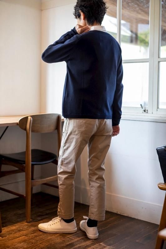 JOHN SMEDLY 長袖テッピングクルーネックカーディガン JOHN SMEDLEY WILLAクルーネックカーディガン - SUSCON + RUSTIC