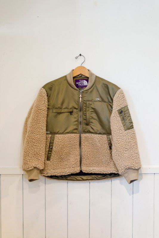THE NORTH FACE PURPLE LABEL Wool Boa Fleece Denali Jacket