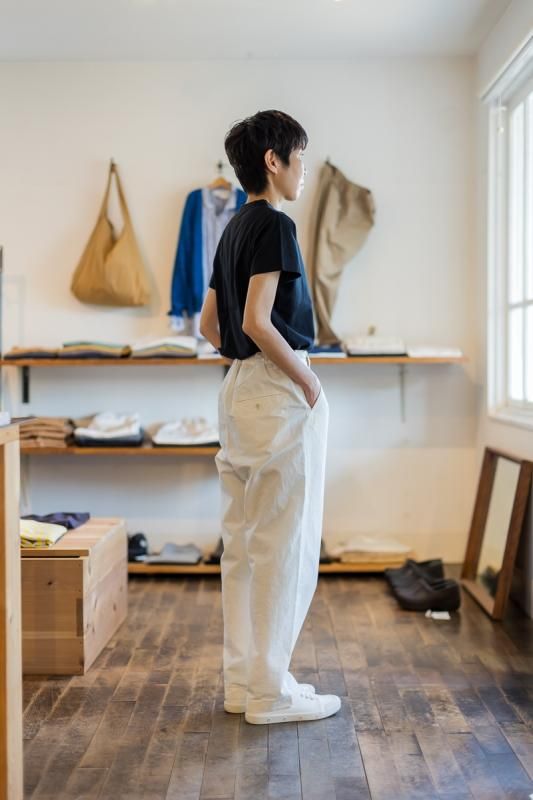 koton コットンヘンプ トラウザーズ - SUSCON + RUSTIC HOUSE koton コットンヘンプ トラウザーズ - SUSCON + RUSTIC HOUSE