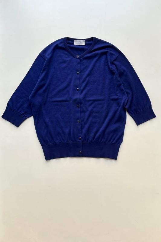 JOHN SMEDLEY 半袖クルーネックカーディガン - SUSCON + RUSTIC JOHN SMEDLEY 半袖クルーネックカーディガン - SUSCON + RUSTIC