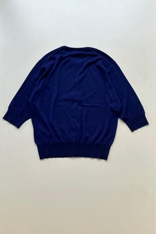 JOHN SMEDLEY 半袖クルーネックカーディガン - SUSCON + RUSTIC JOHN SMEDLEY 半袖クルーネックカーディガン - SUSCON + RUSTIC