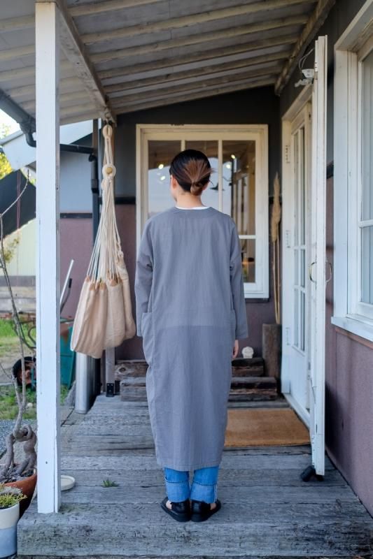 evam eva cotton robe - SUSCON + RUSTIC HOUSE ONLINESTORE