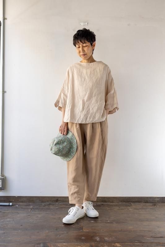 koton 麻　レーヨン　黒　テーパードパンツ　フリーサイズ 71412537b_b_23_500.jpg
