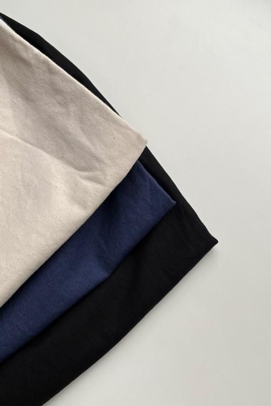 ゴーシュ コットンオックス ワイドキュロットパンツ - SUSCON + ゴーシュ コットンオックス ワイドキュロットパンツ - SUSCON +