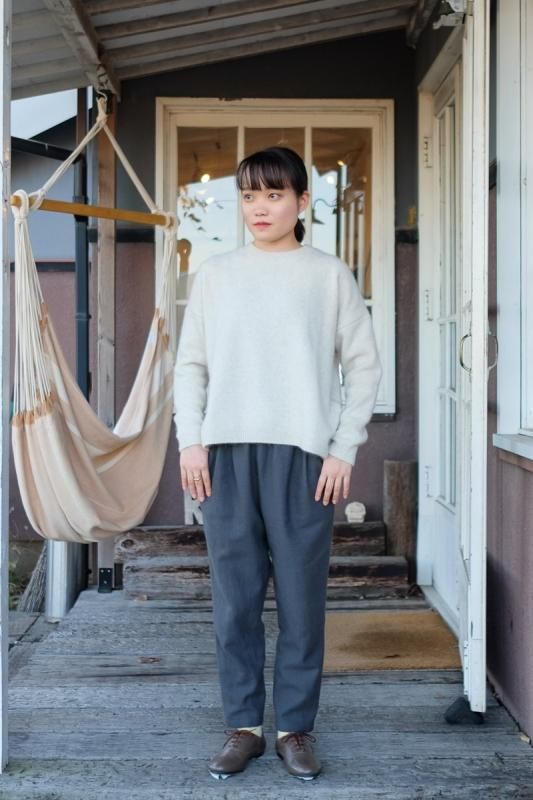 evam eva エヴァムエヴァ ニット wool fox pullover evam eva