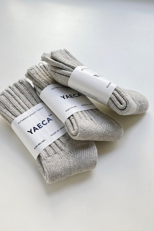 YAECA cotton ソックス(ユニセックス)