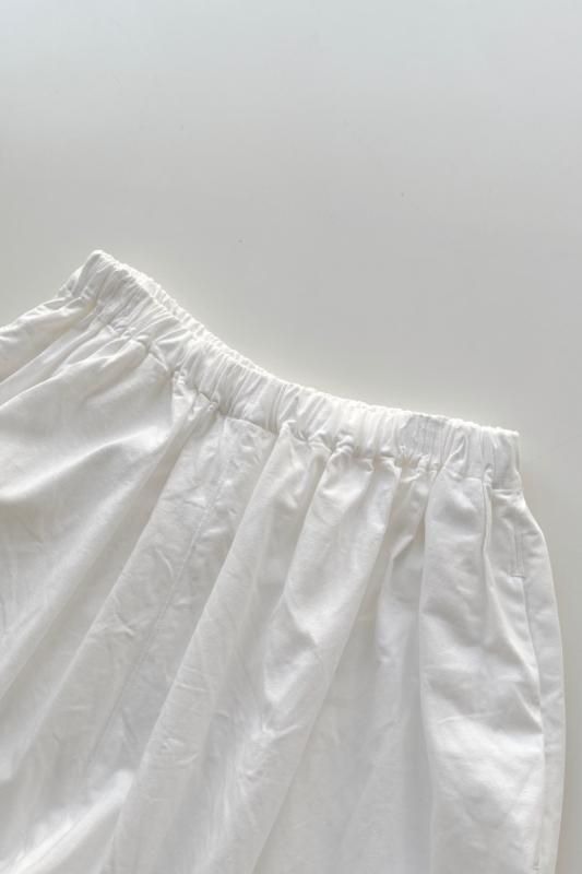 ゴーシュ コットンオックス ワイドキュロットパンツ - SUSCON +