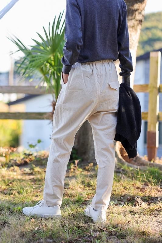 ゴーシュ コットンオックス テーパードパンツ - SUSCON + RUSTIC ゴーシュ コットンオックス テーパードパンツ - SUSCON + RUSTIC