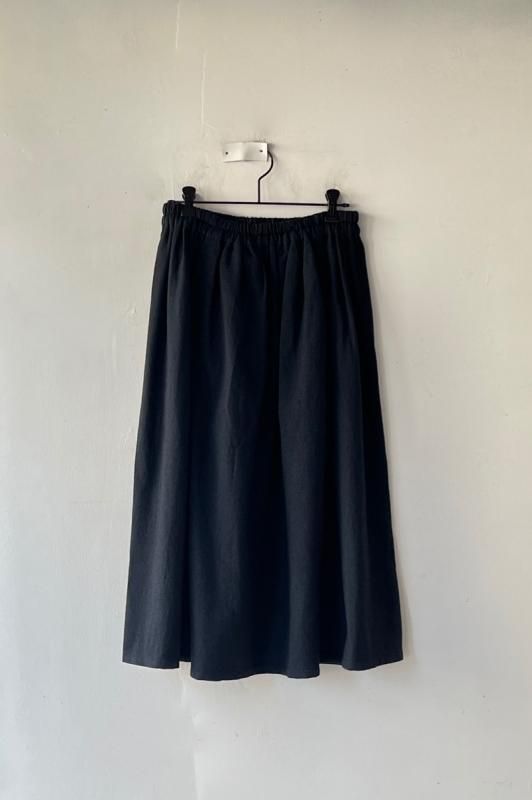 homspun コットンウール バルキーツイル ギャザースカート