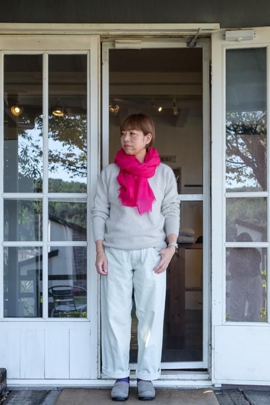 フォックスデザイン クルーネックセーター MAISON KITSUNE メゾンキツネ ウール クルーネック セーター