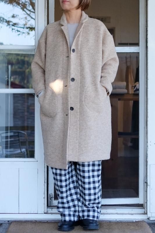 FABRIQUE en planete terre シェットランドウール テーラードコート