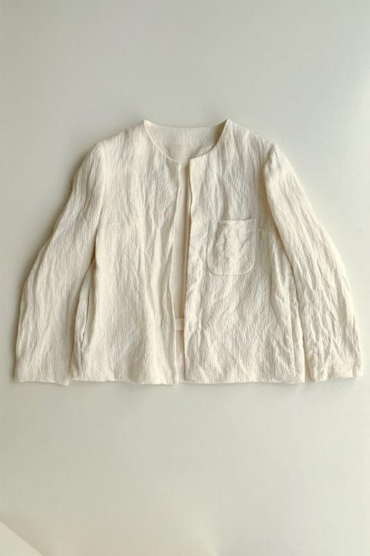 ゴーシュ ノーカラージャケット ゴーシュ ミドルガーゼ ノーカラージャケット - SUSCON + RUSTIC