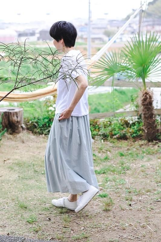 ゴーシュ　コットンギャザースカート ゴーシュ｜セレクトショップ,服,ブラウス,シャツ,ワンピース