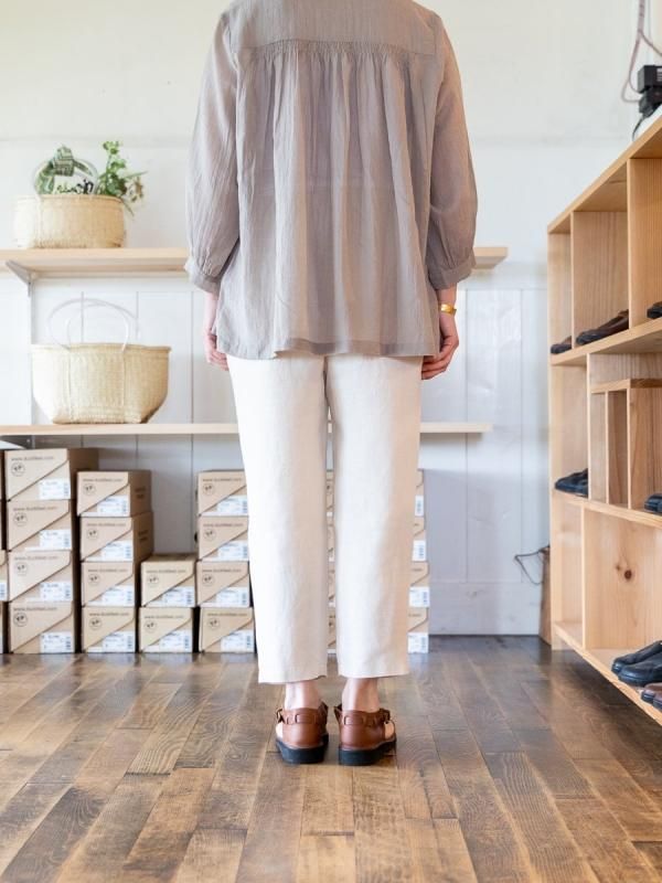 楽天市場】evam eva(エヴァムエヴァ)linen tuck pants