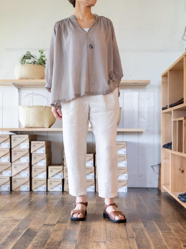 ֤äʤΤ˥åꥷ륨åȡevam eva linen tuck pants