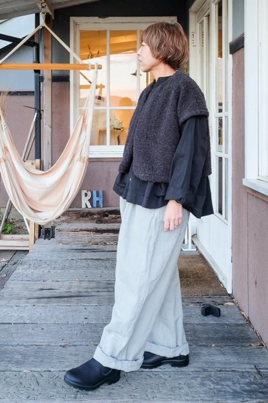 UNIVERSAL SEVEN 「ボアフレンチショートベスト」 - SUSCON + RUSTIC