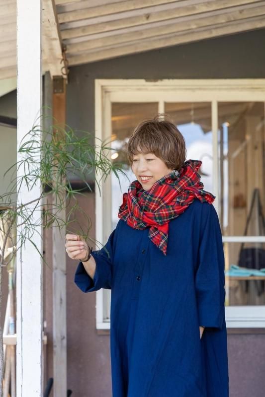 823　ARGUE アーギュー SQUARE ウールガーゼストール ARGUE アーギュー SQUARE ウールガーゼストール