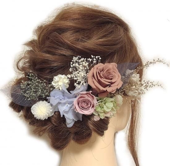 ヘッドドレス ドライフラワー61 （ドライフラワーヘッドドレス