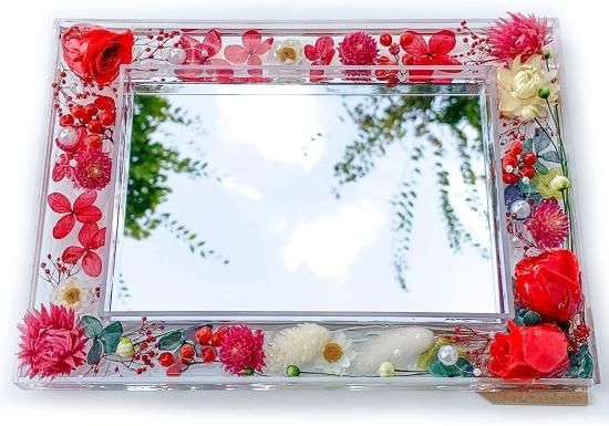 ハーバリウム卓上ミラー　10個セット ハーバリウム卓上ミラー 10個セット ハーバリウム卓上ミラー 10