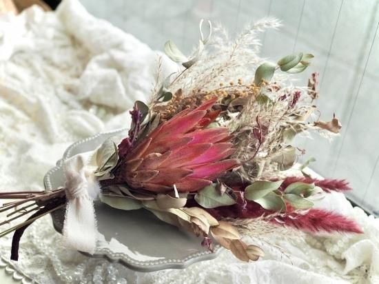 ドライフラワー＊43cm＊プリザーブドガーベラ＊スワッグ ドライフラワー＊43cm＊プリザーブドガーベラ＊スワッグ ドライフラワー