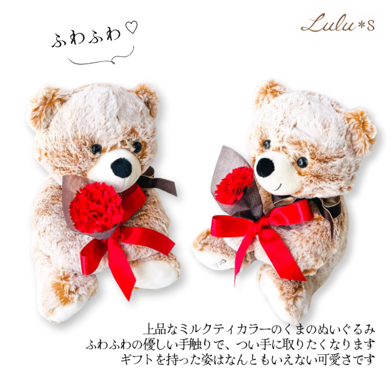 母に日まだ間に合う！Lulu＊s ルルズ カーネーション フルリール
