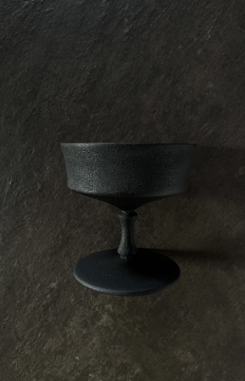 ソーサー ロー twoodworks 船木智仁 black wood Saucer Low / ソーサー ロー 船木智仁作, Dtree gallery