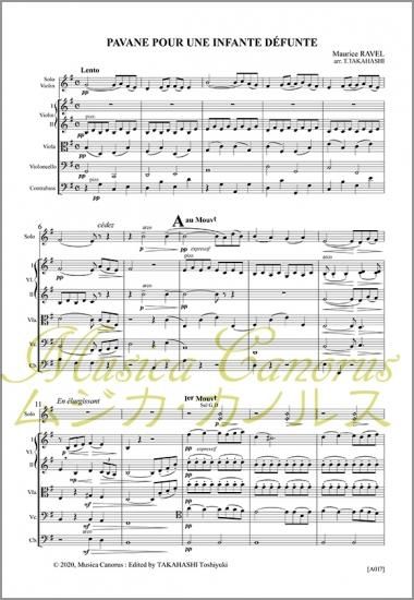 ラヴェル / 高橋俊之 《亡き王女のためのパヴァーヌ》 中型