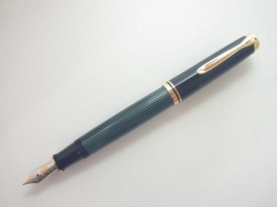 ペリカン　スーベレーン　M800　グリーンストライプ　(新ストライプ) -  PEN-LAND(ペンランド)|新品万年筆～ヴィンテージ万年筆の販売・修理専門店です。