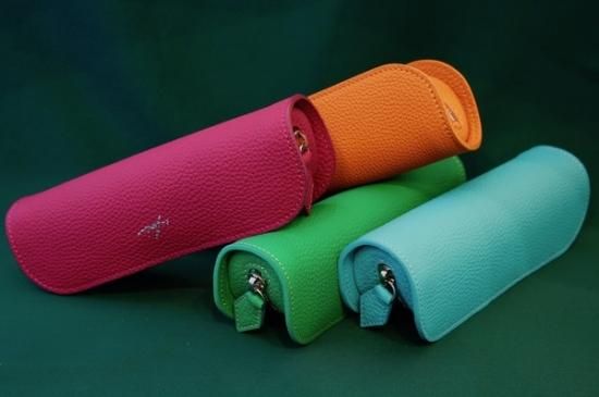 ★未使用★ルボナー デブペンケース シュランケンカーフ パープル ル・ボナー デブ・ペンケース｜シュランケンカーフ｜アイリス