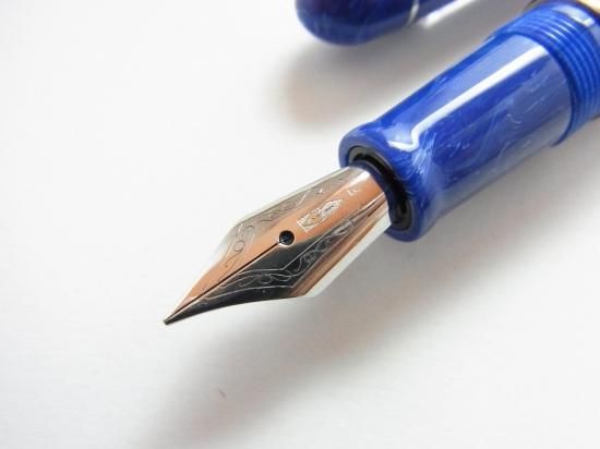 デルタ 「ヴィルトゥオーサ ブルー」 細字(F) ② - PEN-LAND