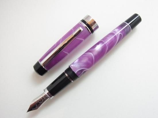 【ほぼ未使用】モンテベルデ プリマ パープルスワール 万年筆（細字）F Amazon | モンテベルデ 万年筆 プリマ パープルスワール