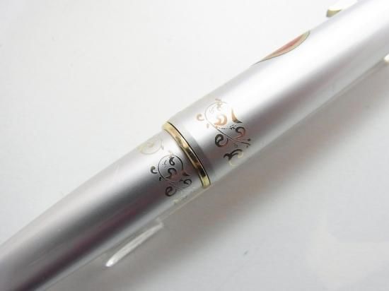 プラチナ万年筆　蔦模様　万年筆　18k レトロ プラチナ万年筆 蔦模様 万年筆 18k レトロ