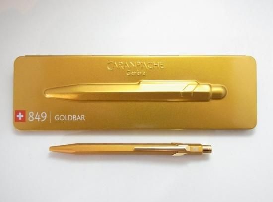 カランダッシュ 849 ギフトライン 「ゴールドバー」 ボールペン