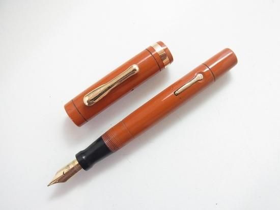 Conklin コンクリン デュラグラフ 万年筆 オレンジナイト 専用ケース付き Conklin コンクリン デュラグラフ 万年筆 オレンジナイト 専用
