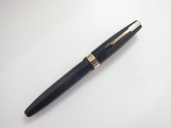 レア　丸金　MARUKIN　万年筆　シェブロン柄　EF　両ベロ　インキ止め式 レア 丸金 MARUKIN 万年筆 シェブロン柄 EF 両ベロ インキ止め式