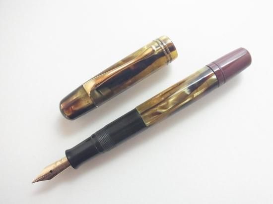 ペリカン 450 ペンシル 茶縞 トータスシェル ヴィンテージ 美品 歴史の重みを感じるペンシル。「ペリカン #450 茶縞」 | 筆記具