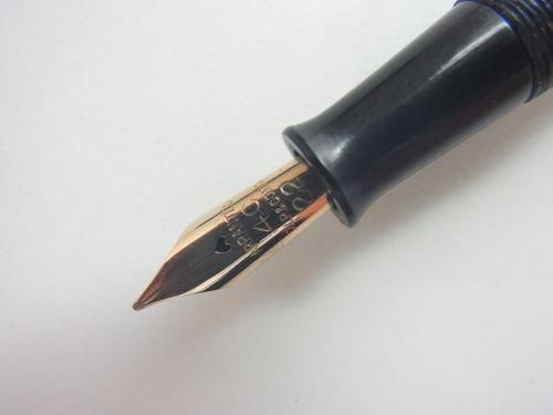 中古)PARKER パーカー 万年筆 デュオフォールド ブラックGT