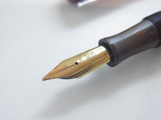 ウォーターマン リエゾン エボナイト オレンジ万年筆 Rangaモデル 4 エボナイト万年筆 – Fountain Pen Revolution