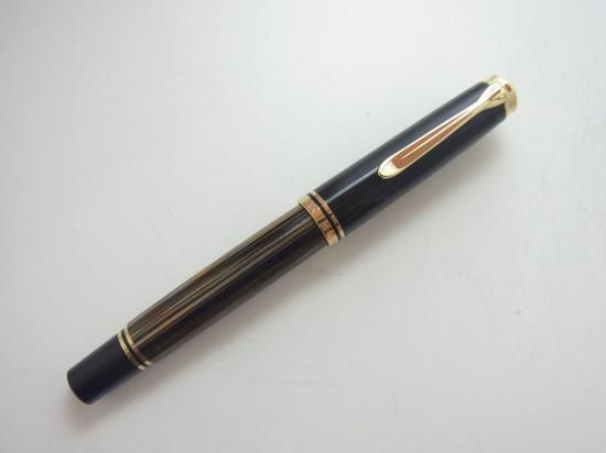 ペリカン スーベレーン M800 茶縞 (EF) - PEN-LAND(ペンランド)|新品