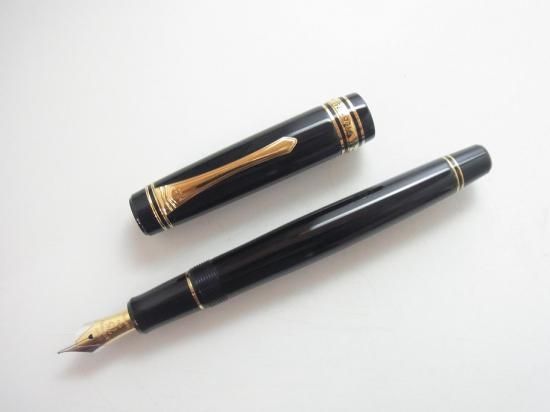 中古)PILOT パイロット 万年筆 創立80周年記念 四神 漆黒 中字