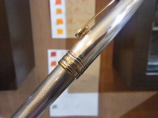 【送料込み】モンブラン 万年筆 １４４６ バーレイ スターリングシルバー MONTBLANC - 【送料込み】モンブラン 万年筆 1446 バーレイ