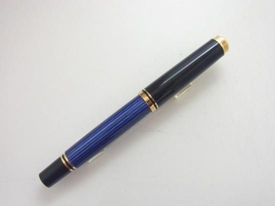 ペリカン 万年筆 スーベレーン M400　ブルーストライプデザイン 新品)Pelikan ペリカン 万年筆 スーベレーン M600 ブルー