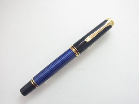PE920□ペリカン スーベレーン M400 万年筆 青縞 ブルーストライプ Pelikan（筆記具） ペリカン 万年筆 スーベレーン M400 青縞 新