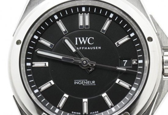 IWC インヂュニア IW323902 黒文字盤 デイト メンズ 腕時計 正規品 ...